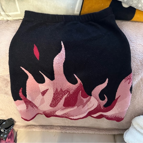 Pink Flame Skirt - Picture 2 of 2